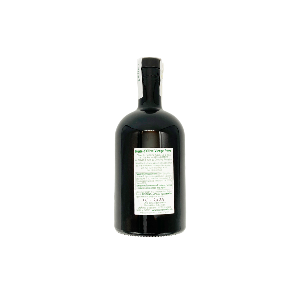 huile olive vierge extra picholine aop pierredon